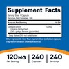 Nutricost Ginkgo Biloba 120mg, 240 Capsules - Extra Strength Ginkgo