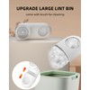 Fabric Shaver Lint Remover for Clothes, LED Display, 6-Leaf Blades,