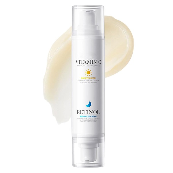 Retinol Eye Cream With Vitamin C, 2-In-1 Under Eye Cream