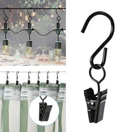 Pack of 50 Durable Metal Hooks for Hanging Lights Clips for Fairy Lights Outdoor Clips for Party Lights Christmas Decoration Party Light Hooks Camping Fairy Lights Hooks