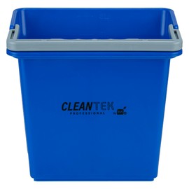 Restaurantware-Clean Tek Professional 6 Quart Cleaning Bucket, 1 Utility Pail with Handle - Heavy-Duty, Portable, Blue Plastic Washing Pail, Perfect for Household, Outdoor, Car Wash and More