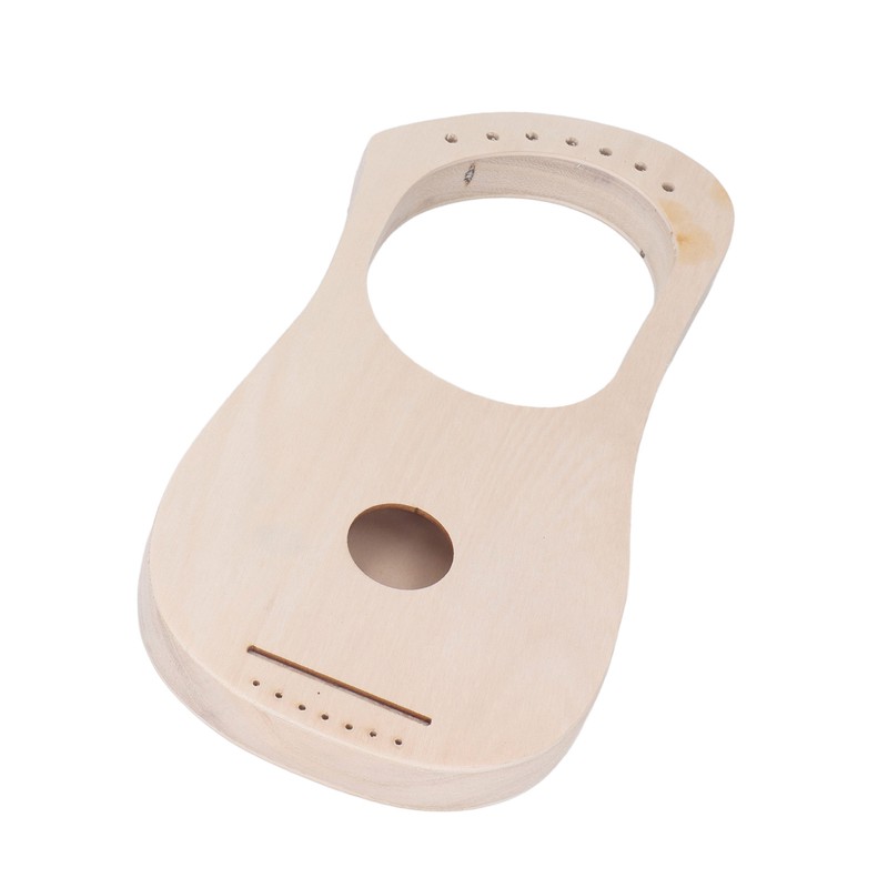 Lyre Harp 7 Strings DIY Kit Basswood Instrument with Tuning