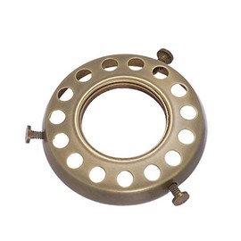 B&P Lamp 2 1/4" Fitter, Brass Screw-on, Uno-Type Shade Holder