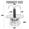 YANGYIXIN Aluminum 2 Cup Moka Pot 100ml Mocha Espresso Coffee