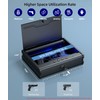 PINEWORLD Gun Safe, Biometric Gun Safe For Handgun, Pistol Safe