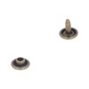 500set Metal Studs Rivets 8mm DIY Iron Double Flat Burr
