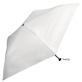Sugihara 6905 TONICAL Folding Umbrella, Ultra Lightweight, Sun or Rain, 19.7 inches (50 cm), Mini, Black Laminated, Off-White, Solid, Lightweight, Parasol, Rain Umbrella, UV Protection, Light