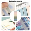 2400 PCS Sticky Tabs, Coloured Repositionable Book Flags Strip Index
