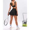 OZICERD Two Piece Tennis Skirt Sets for Women 2 Piece
