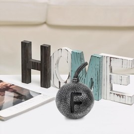 Generic Initial Bomb Paperweight, Humor Decor with Ball Paperweight Functional, Gift for Office co Worker Boss,Student with Letter Funny Office Decor Paperweight