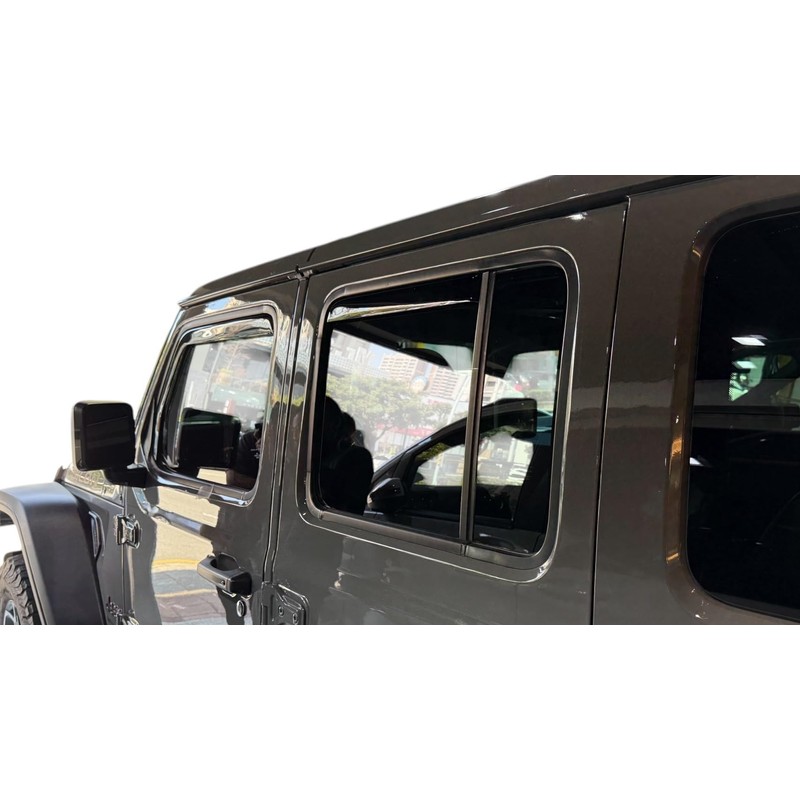 2018-2025 in-Channel Rain Guards for Jeep Wrangler JL Side Window