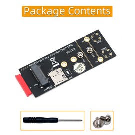 M.2(NGFF) Key B Adapter with SIM Card for 3G/4G/5G Module