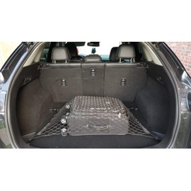EACCESSORIES EA Rear Trunk Organizer Cargo Net for Mazda CX-5 2013-2023 – Floor Style Cargo Net for SUV - Premium Mesh Car Trunk Organizer Vehicle Carrier Storage - Compatible with Mazda CX-5