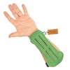 Green Bantoro Leather Archery Quiver with Matching Adjustable Arm Guard