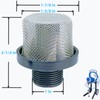 288716 3/4" Inlet Suction Strainers Fit for Airless Paint Sprayer
