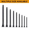 YaaYii M7 x 60mm Confirmat Screws Black 100 PCs, Hex