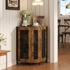 keomaisyto Coffee Bar Cabinet, 3-Tier Corner Coffee Cabinet with Storage