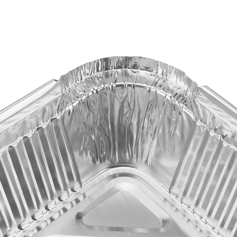HAKZEON 25 Pack Large Aluminium Tin Foil Trays, 31 x