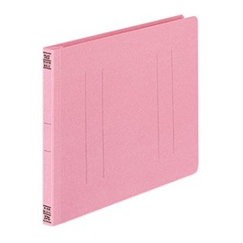 Kokuyo flat file Paper Cover Resin Binding Hardware 2 Hole B5 (150 Sheets Accommodate Pink Flat – v16p