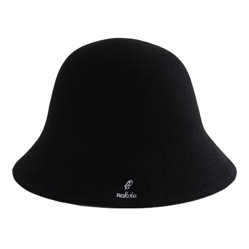 Nakota Outdoor Felt Sauna Hat, Hat, Sauna Cap, Black