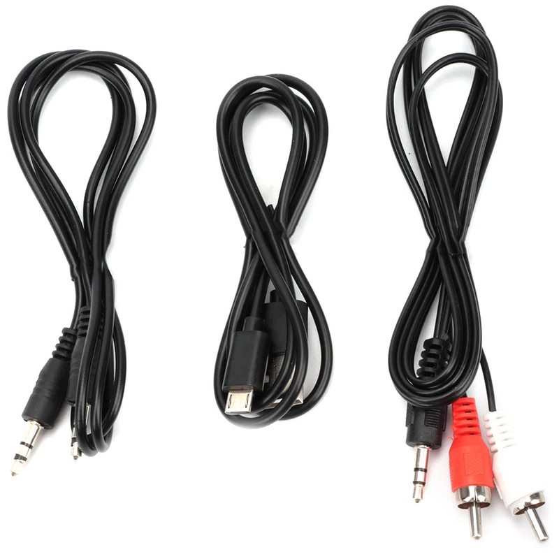 Bluetooth 5.0 Receiver Wireless 3.5mm AUX NFC to 2RCA Audio