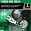 SK 5-Piece Locking Pliers Set, Long Nose & Curved Jaw