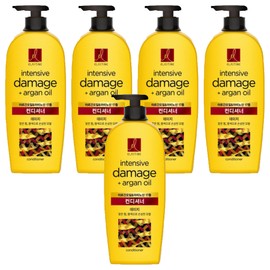 Elastine Moroccan Argan Oil Intensive Nutrition Damage Conditioner, 5 pieces, 680ml / 엘라스틴 모로칸 아르간오일 집중영양 데미지 컨디셔너, 5개, 680ml