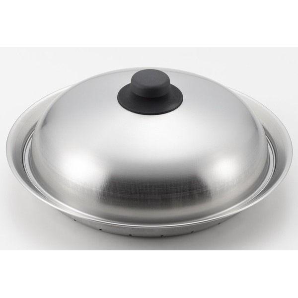 Yoshikawa YJ2611 Steamer, Domed Type, Compatible with 9.4 - 10.2 inches (24 - 26 cm) Frying Pans, Easy Steaming Plate