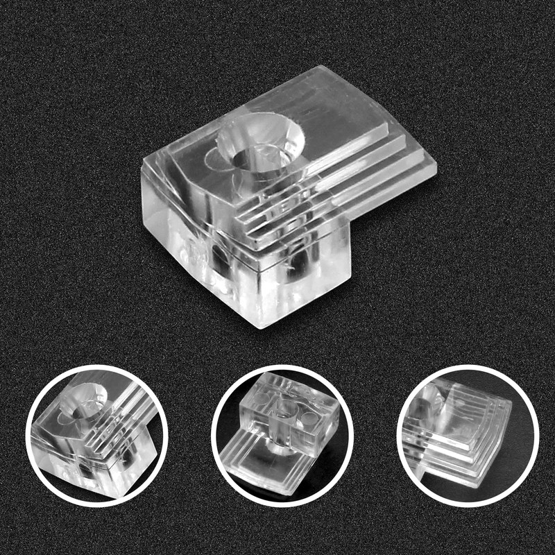 Jiozermi 30 Pcs Glass Window Retainer Clips Kit, Transparent Mirror
