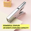 Motarro Heavy-Duty Full-Strip Metal Plier Stapler, Large Capacity Stapler with