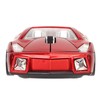 Heayzoki Ratón Inalámbrico LED, Ratón con Forma de Coche Deportivo,