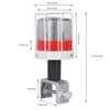 Solar Powered LED Strobe Warning Light LED Solar Emergency Warning