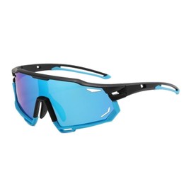 HUVORA Super Polarized Sports Sunglasses for Men Women Cycling Baseball Fishing Riding UV Protected Lightweight Anti Glare Goggles