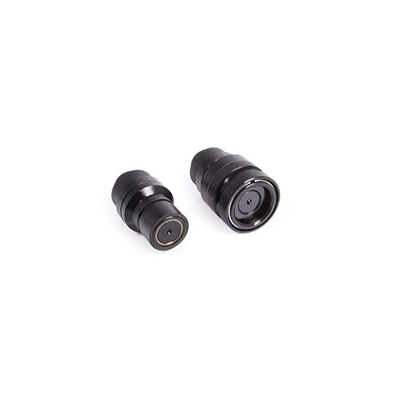 Alphacool Eiszapfen G1/4" M-M Quick Release Coupling Set, Deep Black