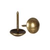 QZOOVNJ 5/8” x13/16” Antique Brass Upholstery Nails Tacks, Furniture Nails
