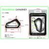 CLICKCARABINER Carabiner for Snowboarding, Gray