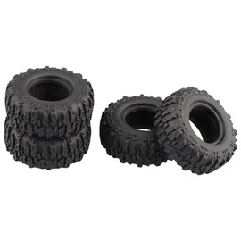 Aimrock 4pcs 0.7" Tires RC Rubber Wheels Tyres for Axial 1/30 SCX30 Redcat 1/32 Ascent-32 RC Crawler RC Crawler
