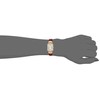 Anne Klein AK/3752 Ladies Leather Strap Watch, Red/Gold, Quartz movement
