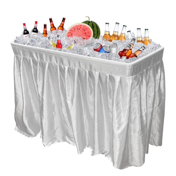 GUAGUA Ice Cooler Table - Portable Bar Table for Events