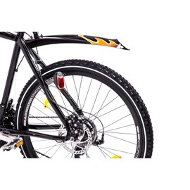 Unbekannt Mudguard Set 26-29 Inch MTB Bicycle Protection Sheet Splash Guard Black Orange V+H