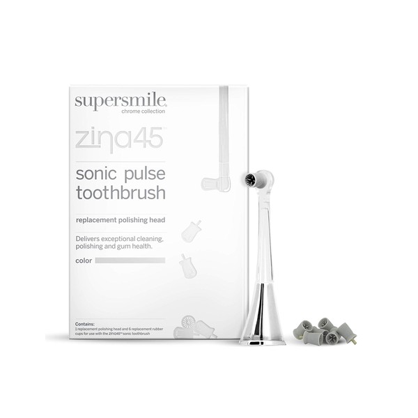Supersmile Zina45 Sonic Pulse Toothbrush Replacement Polishing Head, 3207, 1 Count