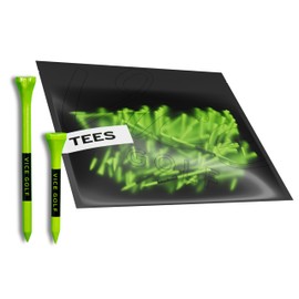VICE Golf Tees | Neon Lime | 60 Driver Tees & 15 Short Tees