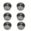 THJOPOKEEL 6PCS Gas Stove Rotary Switch Metal Knob Zinc Alloy