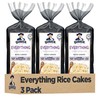 Quaker Large Rice Cakes, Everything Flavor, GLuten Free, Pack of