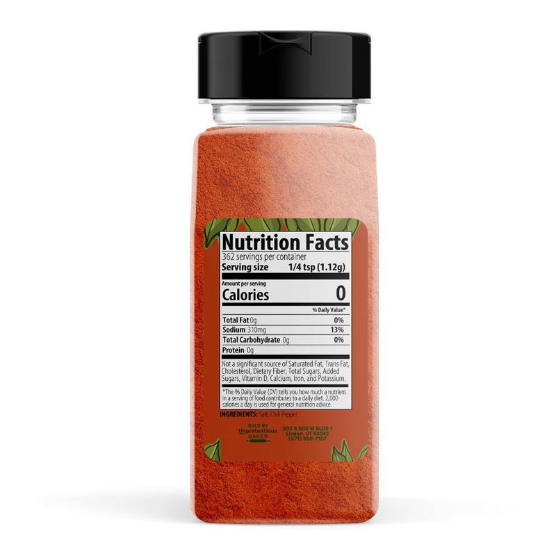 Unpretentious Pico de Gallo Seasoning, 14.4 oz, Spicy & Salty,