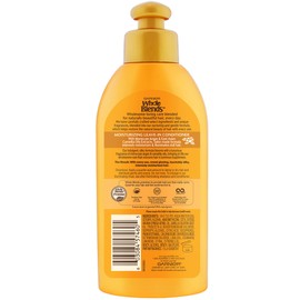 Garnier Whole Blends Sustainably Sourced Moroccan Argan and Camellia Extract Leave in Conditioner Treatment for Dull Hair, 5.1 Fl Oz
