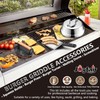 Griddle Accessories Smash Burger Kit (5Pcs), Joyfair Grill Spatula with