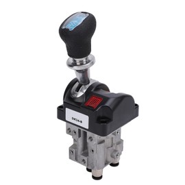 PTO Dump Truck Control Valve, Dump Truck Proportional Control Valves with PTO Switch 4 Holes 4 Working Position Slow Down Tipper Switch for Hydraulic System