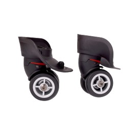 itdegno 2 x Universal Luggage Suitcase Replacement Wheel Wheel Axles Travel Suitcase Swivel Wheels Trolley Replacement Wheels OD 49 mm