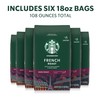 Starbucks Ground Coffee, Dark Roast Hot or Iced Coffee, French